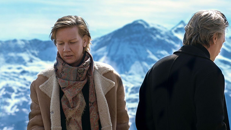 Sandra Hüller (left) and Swann Arlaud (right) in Anatomy of a Fall (2023)